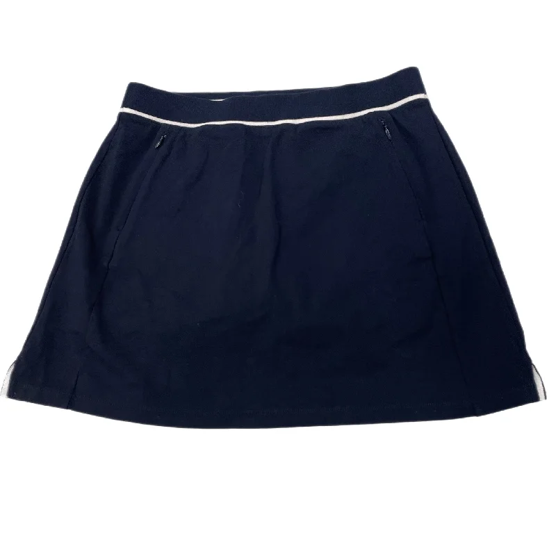 Skirt Mini & Short By Talbots In Navy, Size: M