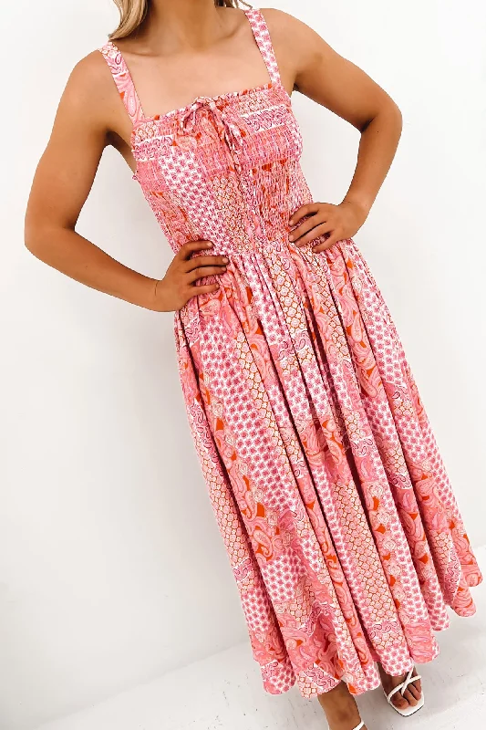 Dhalia Maxi Dress Pink