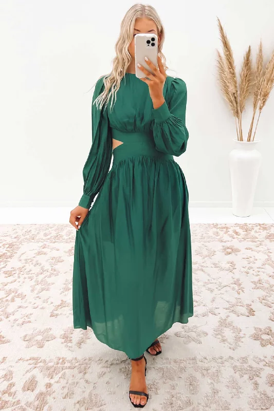 Dola Maxi Dress Emerald