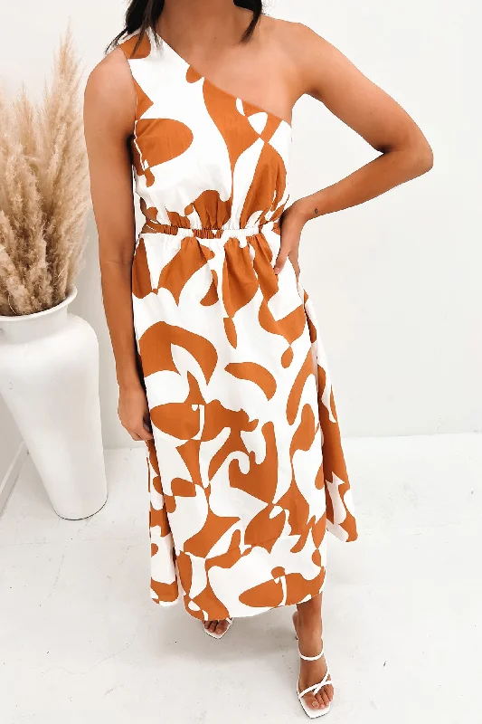 Morgan Maxi Dress Rust