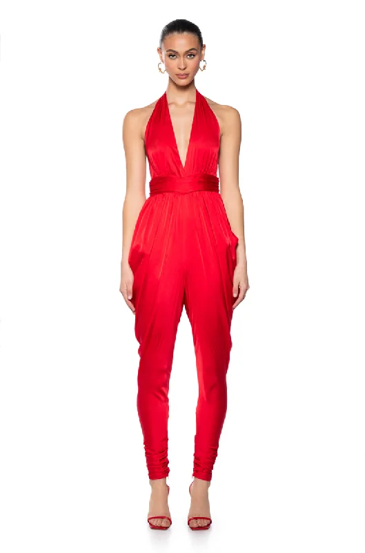 CELESTE HALTER NECK JUMPSUIT